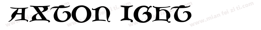 Caxton Light BT字体转换